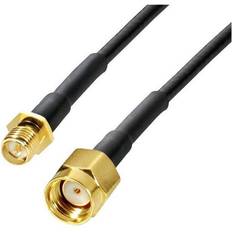 WLAN Antenner 5 m Sort