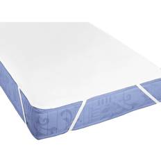 Polyester Protège-matelas Biberna Sleep & Protect Molton-Matratzenauflage Weiss 120x200 cm Protège-matelas Blanc, Argent (200x)