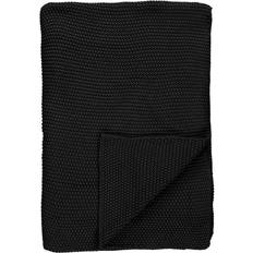 Zwart Beddenspreien Marc O'Polo Nordic Knit 130 x 170 cm Black