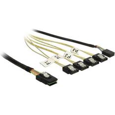 DeLock 0.5m Mini SAS SFF-8087/4xSATA 7p