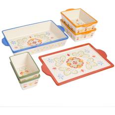 Yellow Baking Tins Laurie Gates 6pc Tierra Hand Baking Tin