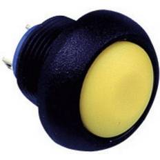 Rød Strømafbrydere Apem IBR3SAD600 Pushbutton 125 V AC 0.125 A 1 x Off/On momentary 1 pcs