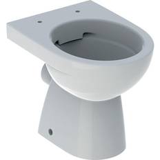 Toiletten Geberit Stand-Tiefspül-WC RENOVA Abgang horizontal, teilgeschlossen, Rimfree weiß