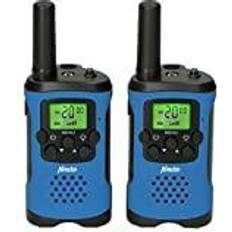 Alecto FR-115 Set von zwei Walkie Talkies Reichweite von bis zu 5 Kilometern, blau/schwarz