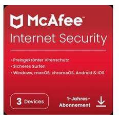 McAfee Internet Security 2024 (Año(s) 1 Año Dispositivo(s) 3 Dispositivos)
