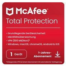 Office-Programm McAfee Total Protection Download & Produktschlüssel