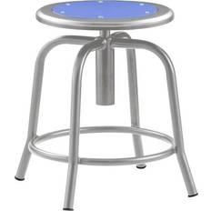 Gray Chairs National Public Seating 6805-02 18" Bar Stool