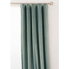 Velour gardin Hasta Smuk Gardinlængde Velour Grøn 250
