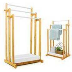DuneDesign Toallero De Bambú 45x35x84 Ropero De Madera