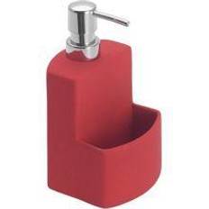 Wenko Distributeur Liquide Vaisselle 10 x 18 x 10 cm Rouge