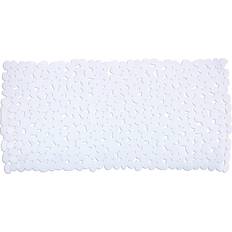 Blanc Tapis de Bain Antidérapants Wenko Paradise PVC 71 x 36 cm