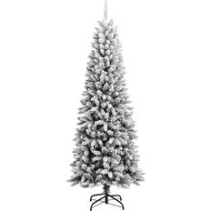 vidaXL Snow White/Green Christmas Tree 240cm
