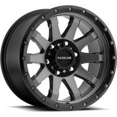 Raceline Wheels Clutch, 17x9 with 6x135 Bolt Pattern Satin Gunmetal