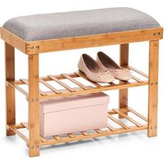 Zeller Panca Con Porta Scarpe In Bamboo 60 x 50 x 29 cm Portascarpe