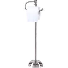 Sunnypoint Classic Bathroom Free Standing Toilet Tissue Paper Roll Holder Stand