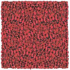 Red Tiles Apollo Tile 5 pack Red Matte Finished Pebble Glass Mosaic Tile Sq ft/case