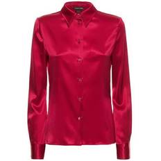 Tom Ford Fitted Stretch Silk Satin Shirt