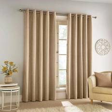 Beige Curtains on sale Enhanced Living Savoy Chenille Textured