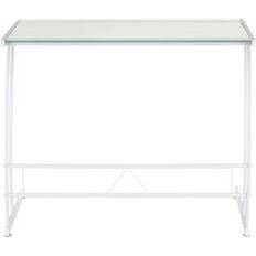 Glass Writing Desks Lumisource Sigma Contemporary Writing Desk 20x35"