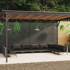 Corner garden set Utemöbler vidaXL 2x corner middle Garden Outdoor Lounge Set