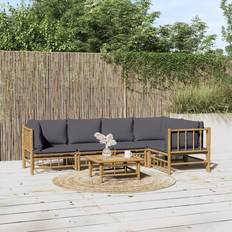 vidaXL 6 dynor Loungeset, Bord inkl. 2 Stolar