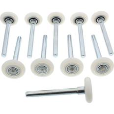 Garage Doors ABN Garage Door Rollers Nylon Garage Door Wheels Replacement White 10-Pack