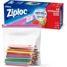 Ziploc Slider Storage Quart Bags 42ct