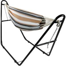 Brown Hammocks Sunnydaze Double Brazilian Hammock Multi-Use