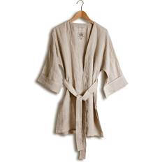 Naturfarvet Dynebetræk Lovely Linen Kimono Beige