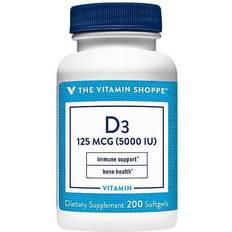 Vitamin d3 25 The Vitamin Shoppe D3 25 mcg 200 Softgels