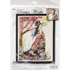 Design Works Counted Cross Stitch Kit 16"X22"-Queen of Silk 14 Count