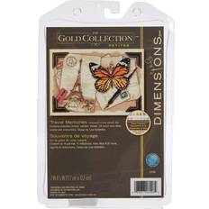 Dimensions Gold Petite Counted Cross Stitch Kit 7"X5"-Travel Memories 18 Count