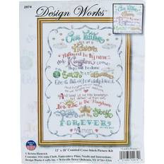 Design Works Design Works Counted Cross Stitch Kit 12"X18"-Lord's Prayer 14 Count