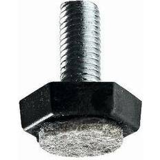 Travi per terrazza Hettich Piede per mobili HETTICH in acciaio nero P 3 x H 2.3 cm