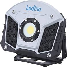 Ledino Genopladelig LED-Spotlight Med Horn Bluetooth