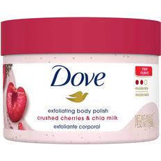 Body Scrubs Dove Exfoliating Body Polish Crushed Cherries Chia Milk Skin Care Skin Formulated With ¼ Moisturizing