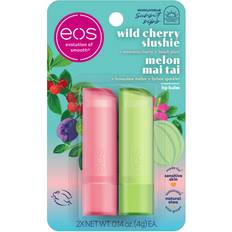 EOS Læbepleje EOS Sunset Sips Lip Balms Melon Mai Tai Wild Cherry Slushie 014 oz 2 Pack