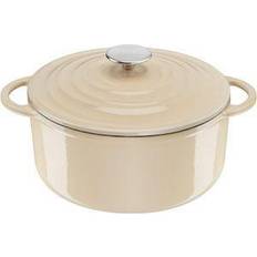 Tefal Gryder Tefal LOV Ø25 Beige Støbejernsgryde med låg