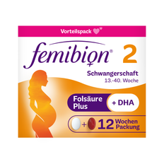 Rezeptfreie Arzneimittel Femibion 2 Schwangerschaft Tabletten Kapsel, Tablette