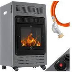 Kesser Calentador de Gas Calentador de Gas Calentador Radiante 3 4 kW Chimenea de Gas incl. Regulador de Presión de Gas y Manguera de Gas 2 Niveles