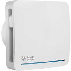 Badeværelsesventilatorer på tilbud Thermex Ecoair Design ventilator m. timer - 158x158mm