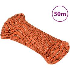 vidaXL Bootsseil Orange 5 Mm 50 M Polypropylen