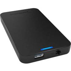 Sabrent 2.5-Inch SATA to USB 3.0 Tool-Free External Hard Drive Enclosure [Optimized for SSD, Support UASP SATA III] Black (EC-UASP)