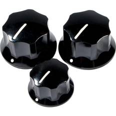 Muzikale Accessoires Fender Pure Vintage '60s Jazz Bass Knobs, (3) Black