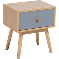 Beliani Bedside Tables Beliani 1 Drawer Bedside Table 30x40cm