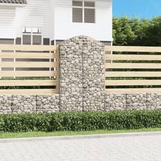 vidaXL Panier de Gabions Arqué 100x30x180/200 cm