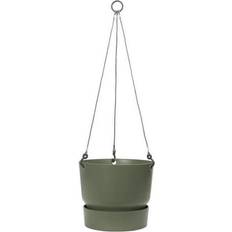 Pots, Plants & Cultivation Elho Greenville Hanging Basket 24 cm Leaf Green