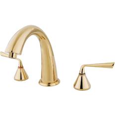 Kingston Brass KS2362ZL Two Handle Roman Tub Silver