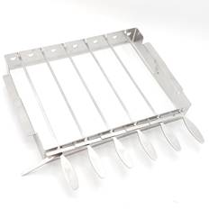 Rotisserie BBQ Dragon Domino Style Kabob Skewer Rack Set