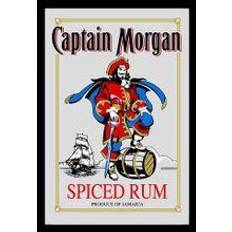 Close Up Captain Morgan Spiegel Spiced Rum Wall Mirror